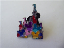 Disney Trading Pin  170968    WDW - Mickey Icon Balloons - Cinderella Castles - Hidden Disney 2025