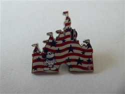 Disney Trading Pin  170975    DLR - Americana - Sleeping Beauty Castles - Hidden Disney 2025