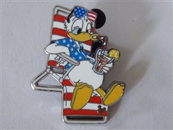 Disney Trading Pin 170984    WDW - Fourth of July - Donald Duck Holidays - Hidden Disney 2025