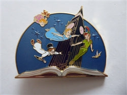 Disney Trading Pin 171230     PALM - Peter Pan, Wendy, John, Michael, Tinker Bell - Once Upon a Time Storybook - Jumbo