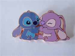 Disney Trading Pin  171243    PALM - Angel and Stitch - Sitting - Cherry Blossoms - Wave 2 - Lilo and Stitch