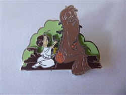 Disney Trading Pin 171285     Princess Leia and Chewbacca - Star Wars Reimagined Scenes Series