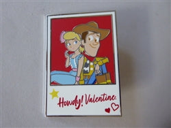 Disney Trading Pins 171286    DLP - Woody and Bo Peep - La Bergere - Howdy Valentine - Expressions of Love Series - Toy Story - Pixar