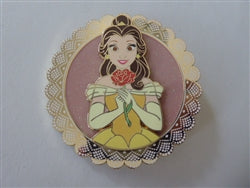 Disney Trading Pin 171421    PALM - Belle - Scallop Series - Beauty and the Beast - Jumbo