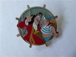 Disney Trading Pin 172224    Captain Hook and Mr Smee - Disney Villains and Sidekicks Series