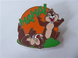 Disney Trading Pin  172229    WDW - Chip and Dale Laughing - HaHa
