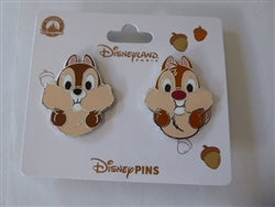 Disney Trading Pin 172967    DLP - Chip and Dale Full Cheeks Set