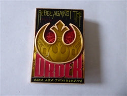 Disney Trading Pin 173069    WDW - Galaxy's Edge - Rebel Against the Order Poster - Stained Glass - Jumbo