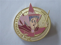 Disney Trading Pin  173280    PALM - Flora - Coin Series - Wave 4 - Sleeping Beauty
