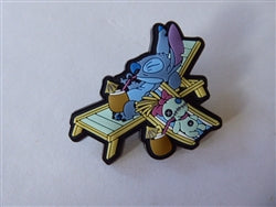 Disney Trading Pin 174929    Loungefly - Stitch and Scrump on Chaise Lounge - Vacation - Free-D - Mystery