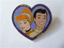 Disney Trading Pin 175125    Loungefly - Cinderella and Prince Charming - Princess Hearts Mystery Set
