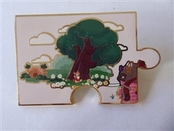 Disney Trading Pin  175254  Dinah Sitting Under a Tree - Alice in Wonderland Map Set - Puzzle - Mystery