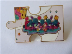 Disney Trading Pin 175259   Mad Hatter's Tea Party - Alice in Wonderland Map Set - Puzzle - Mystery