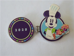 Disney Trading Pin 175344    DLR - Chef Mickey - DCA Food and Wine Festival 2025 - Hinged