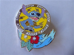 Disney Trading Pin 175561    Japan - Stitch Playing the Ukulele - Marimo Craft 2023 Pin Collection 2 - Spinner