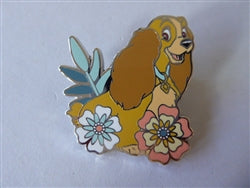 Disney Trading Pin 176156    Loungefly - Lady - Disney Cats and Dogs Floral Set - Lady and the Tramp - Mystery