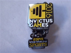 Disney Trading Pins  176303    WDW - Weights - ESPN Wide World of Sports - Invictus Games - Orlando 2016 - Dangle