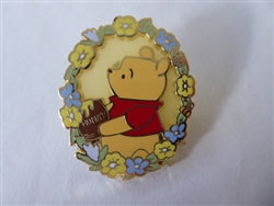 Disney Trading Pin 176642    Pooh - Winnie the Pooh Characters Floral Portait Set - Stained Glass - Mystery
