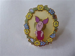 Disney Trading Pin 176646    Piglet - Winnie the Pooh Characters Floral Portait Set - Stained Glass - Mystery