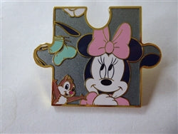 Disney Trading Pin 177401    Monogram - Minnie and Dale - Mickey Mouse and Friends Puzzle Piece Set - Mystery