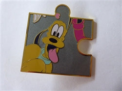 Disney Trading Pin 177430    Monogram - Pluto - Mickey Mouse and Friends Puzzle Piece Set - Mystery