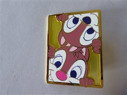 Disney Trading Pin 177605    Chip and Dale - Stained Glass - Monogram