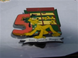 Disney Trading Pin   17785 DLR - Twelve Days of Christmas (5 Golden Rings)