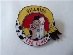 Disney Trading Pins 177960    Loungefly - Cruella de Vil - Villains Fan Club Set - 101 Dalmatians - Mystery - Glows Under Black Light