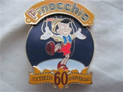 Disney Trading Pin 1795 DLR - Pinocchio 60th Anniversary