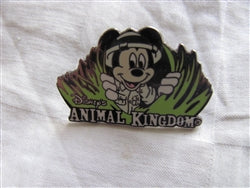 Animal Kingdom Bucket Hat Pin Set - Safari Mickey in Grass