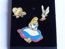 Disney Trading Pin 1911 DL - Alice in Wonderland (3 Pin Set)