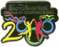 Disney Trading Pins Celebrate The Future Hand in Hand - 2000 Dancers