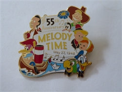 Disney Trading Pin 21999    DLR - Melody Time (55th Anniversary)