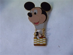 Disney Trading Pin 2221 WDW - Mickey Hot Air Balloon w/Gondola (Dangle)