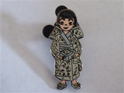 Disney Trading Pin  23528 DL It's a Small World Japan Girl from Boxed Set