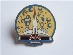 Disney Trading Pin 2391 Disneyland 40th Anniversary CM Set -- Flight to the Moon