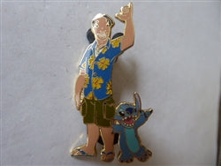 Disney Trading Pins 24412     DLR - Stitch Sundays (Graceland Boxed Pin Set) Stitch & David