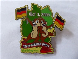 Disney Trading Pins 24968 WDW - Chip & Dale - Day of German Unity 2003
