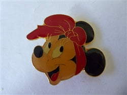 Disney Trading Pin 25272 Minnie Head w/Large Red Bow
