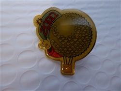 Disney Trading Pin 2609 Spaceship Earth Millennium Balloon press pin