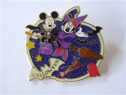 Disney Trading Pin 26254    Japan - Mickey and Minnie Mouse - Witch - Halloween 2003