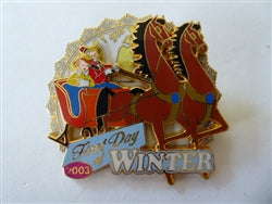 Disney Trading Pins 26919    DLR - First Day of Winter 2003 - Horses, sleigh