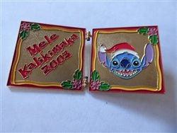 Disney Trading Pin  26945 DLR - Mele Kalikimaka 2003 (Stitch) Hinged