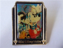 Disney Trading Pin 27035     WDW - Mickey & Castle - Art Deco - Visa