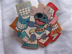 Disney Trading Pin 27480: Disney Auctions (P.I.N.S.) - Stitch Calendar