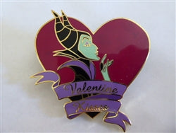 Disney Trading Pins   28118 Disney Auctions (P.I.N.S.) - Valentine Maleficent (Valentine Kisses)