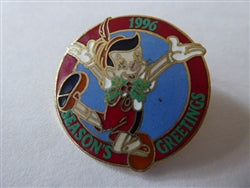 Disney Trading Pin 2826     DL CM Season's Greetings 1996 Pinocchio