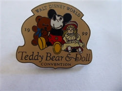 Disney Trading Pins 287 WDW - Teddy Bear & Doll Convention - 1999