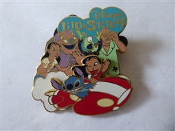Disney Trading Pin 29953     M&P - Lilo, Stitch, Nani, Jumbaa, Pleakley & Cobra Bubbles - Red Cruser Scene - Lilo and Stitch