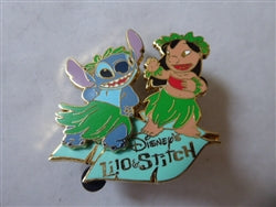 Disney Trading Pin 29957     M&P - Lilo and Stitch - Hula Dancing Scene - Lilo and Stitch
